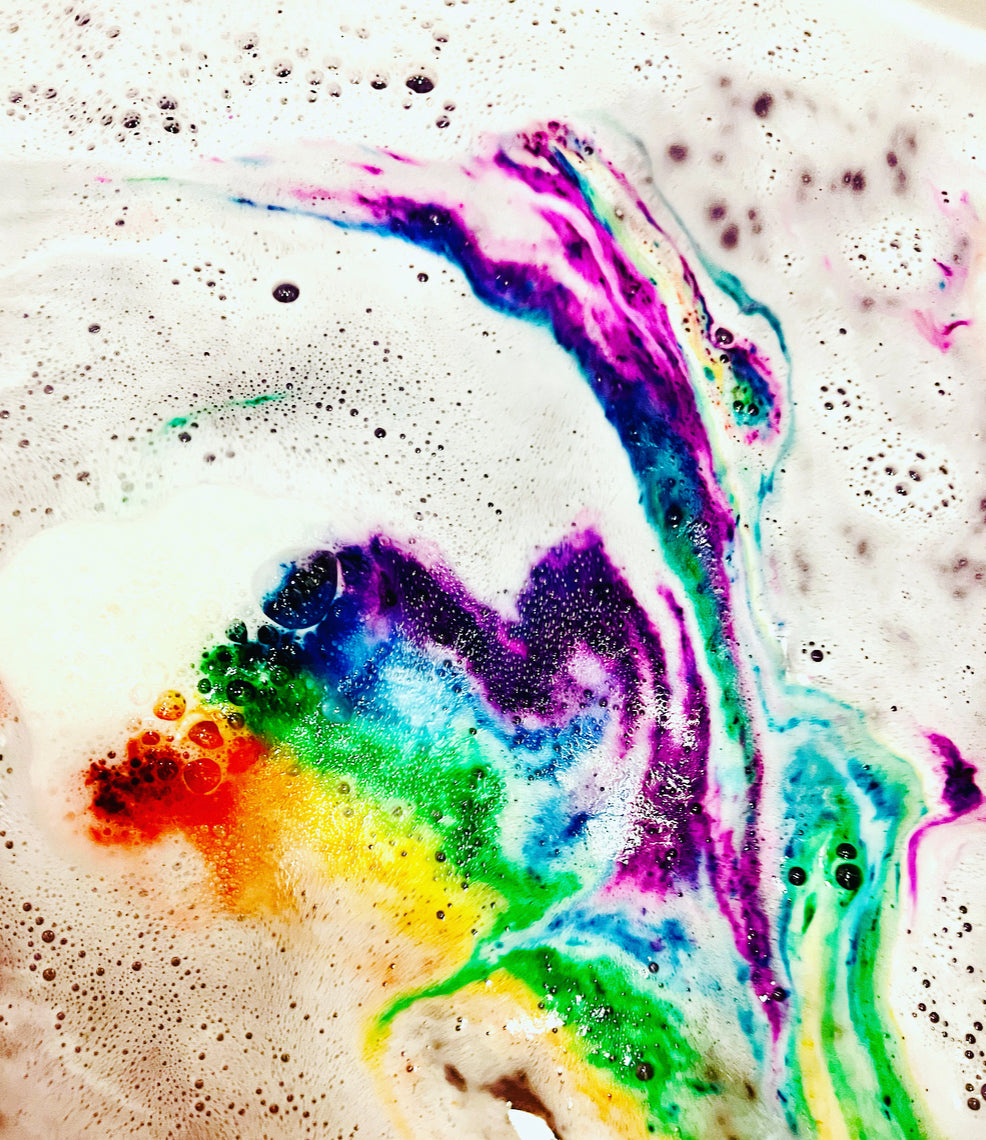 Rainbow Cloud Bath Bomb